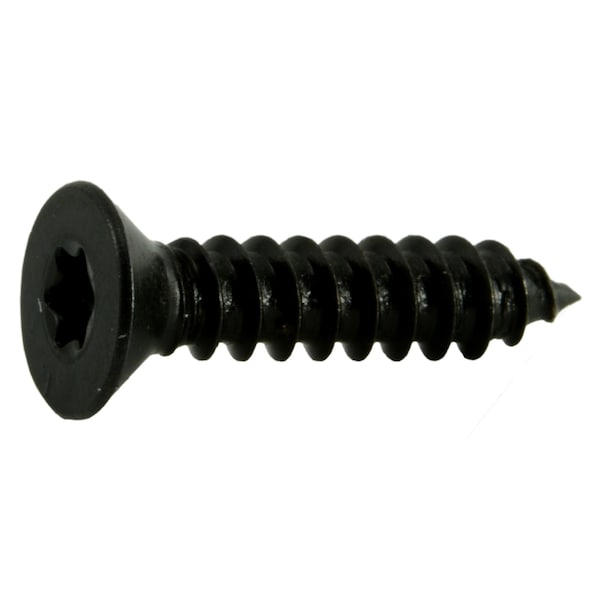 Midwest Fastener Sheet Metal Screw, #8 x 3/4 in, Black Steel Flat Head Torx Drive, 30 PK 36926 - main